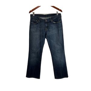 7 FOR ALL MANKIND Womens SZ 30 Dark Wash Bootcut Denim JEANS Style U07508U-080U